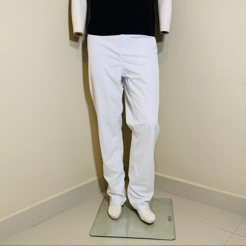 DKNY Men’s St Marks Seasonal Basic Standard White Pants